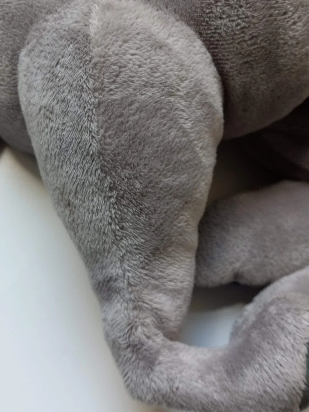 Jellycat Cushkin Elephant Plush Stuffed Animal Gray Polka Dot Retired FLAW